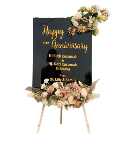 Papan Bunga Akrilik Kiara Payung