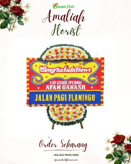 Sewa Papan Bunga Kiara Payung